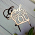 God Gave Me You Wedding Cake Topper for Wedding/Engagement/Marriage Party Decorations (Mirror Rose Gold Acrylic)...