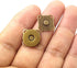 25 Sets Bronze Sew in Magnetic Bag Clasps Button Snaps Tone Purse Great for Closure Handbag Clothes Sewing Craft No Tools Required Plum Blossom 14...