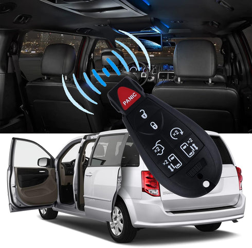 Keyless Entry Remote Control Key Fob for 2008-2020 Dodge Grand Caravan/Chrysler Town and Country?M3N5WY783X? Pack of 2...
