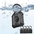 Waterproof Holder Case for Airtag 4 Pack Screw Full cover Shockproof Compatible with Apple Air tag tracker key ring protective for Luggage, Backpa...