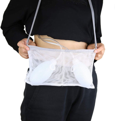 Adjustable Mastectomy Drain Holder Drainage Pouch with Shower Bag for Breast Surgery Mastectomy Breast Reduction Augmentation Post-Surgery Recover...