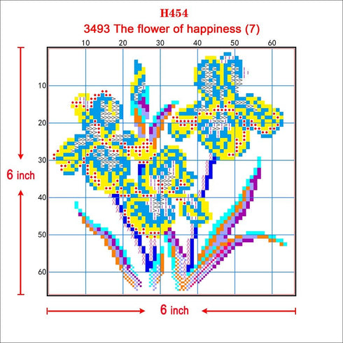 Printed Cross Stitch Kits 11CT 8X8 inch 100% Cotton Holiday Gift DIY Embroidery Starter Kits Easy Patterns Embroidery for Girls Crafts DMC Stamped...