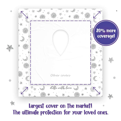 20 Pack Extra Large Disposable Toilet Seat Cover (Boho) – Toddler Toilet Covers for Full Coverage On Toilet or Potty – Ideal Travel Toilet Seat Co...