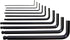 CRAFTSMAN Hex Key Allen Wrench Set with Ball-End, MM, 10 Piece (CMHT26029)...