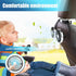 Car Fan, 12V Cooling Fans for Backseat with Little Night Light, Headrest 360° Rotatable Dual Head Back Seat Fan 3 Speed Adjust Vehicles Rear Seat ...