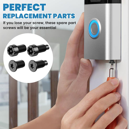 Video Doorbell Screws, Video Doorbell Replacement Screws, Replacement Security Screws Compatible with Video Doorbell, Video Doorbell 2 and Pro (4S...