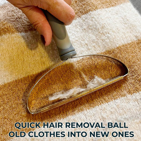 oBok Pet Hair Remover- Amazing Dog Hair Remover and Multi Fabric Edge and Carpet and Clothes Scraper- Cat Hair Remover for Couch, Cars Seats, Pet ...