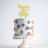 Happy 100 Days Cake Topper,Baby's 100 Days Celebration Party Decorations? Double Sided Gold Glitter ?...