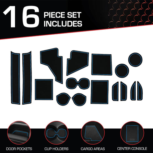 CupHolderHero fits Mitsubishi Outlander Sport Accessories 2018-2023 Premium Custom Interior Non Slip Anti Dust Cup Holder Inserts, Center Console ...
