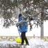 Plastic Spade Handle Shovel D Grip Handle, 32mm Inner Diameter Spade Snow Shovel Handle, Spade Snow Scoop Digging Raking Tools Hand Protect Garden...