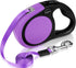Taglory Retractable Dog Leash, 16ft No Tangle Dog Leash Retractable for Medium and Large Dogs Up to 100 lbs, One-Handed Brake, Pause, Lock, Purple...