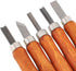 5 Pcs Wood Carving Knife Set, Wood Turning Tools HSS Blades and Quality Wood Handle, Hand Carving Tool Set Wood Lathe Chisel Set for DIY Sculpture...