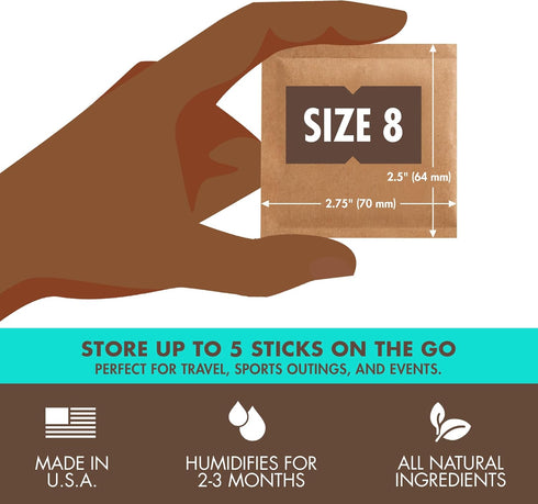 Boveda 75% Two-Way Humidity Control Packs For Storing Up to 5 Items – Size 8 – 10 Pack – For Small Non-Plastic Travel Cases – Moisture Absorbers –...