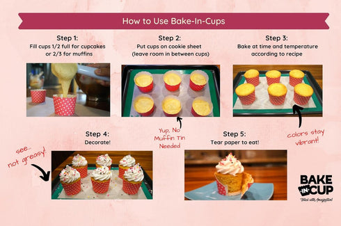 50-Pack Paper Baking Cups, Greaseproof Disposable Cupcake Muffin Liners (Large, Chocolate Brown Polka Dots)...