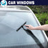 Shower Squeegee, 10-Inch Matte Black Squeegee, All-Purpose Stainless Steel Squeegee for Bathroom, Shower Doors, Mirrors, Tiles and Car Windows - 1...