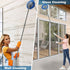 Wall Cleaner, Longest 83'' Wall Mop with Detachable Pole, Ceiling Dust Mop with Extension Pole, Baseboard Glass Duster Washer Scrubber, High Reach...