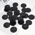 Chenkou Craft Mix Color Plastic Resin Circle Big Button 4 Holes DIY Craft Sewing (Black, 1 1/4"(30mm))...