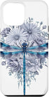 iPhone 13 Pro Max Blue Dragonfly Watercolor Art Insects Lover Earth Day Case...