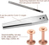 Hotop Copper Rivet and Burr Washers for Leather Work #9 and #12 Brass Rivets Setter Install Setting Tool with Hole Punch Cutter Kit for Belts Wall...