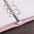 Antner A6 PU Leather Notebook Binder Refillable 6 Ring Budget Binder for A6 Filler Paper, Loose Leaf Personal Planner Binder Cover with Magnetic B...