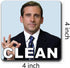 Michael Scott Prison Mike Dishwasher Magnet Clean Dirty Sign Sticker Strongest Magnet Double Sided Flip with Metal Magnetic Plate Universal Kitche...
