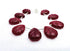 1 Strand Ruby 9 Pcs Beads Size 18X14Mm Leaf Shape Cut Smooth Beads For Jewellery Making, Beading & Craft Supplies Kcrafts-Rk_K35...