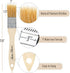 Bates- Chip Paint Brushes, 1-Inch, 16 Pack, Natural Bristle Painting Brushes, 1 Inch Paint Brush, Paint Brushes Set, Chip Brush, Painting Brush, W...
