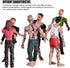 6 Pcs Zombie Dolls Action Figures Toys Walking Dead Toys Terror Corpse Articulated Joints Miniature Model for Halloween Party Decorations As Gifts...