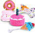 DoreenBow 5 Pack Dog Birthday Toys for Small Dogs Birthday Cake Squeaky Dog Toy Chew Toys Puppy Teething Toys Plush Birthday Box Gift for Dogs...