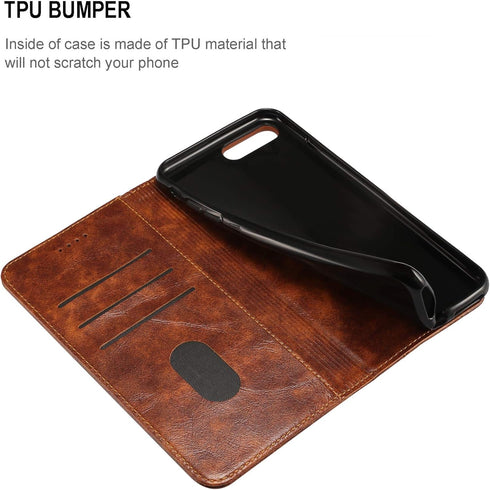 Compatible with iPhone X/XS Case Wallet, SINIANL Leather Wallet Folio Case Book Design Flip Cover with Stand and ID Credit Card Slot Magnetic Clos...