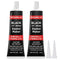 RTV Silicone Gasket Maker, High Temp Silicone Resist Oil, Anti-Freeze RTV Silicone Sealant for Engines, Gearboxes, Pumps, Superchargers (Black, 17...