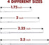 Large Eye Sharp Stitching Needles for Needlework 1.75-2.5 inches - 28 Embroidery Needles for Hand Sewing Variety Sizes in a Handy Storage Tube...