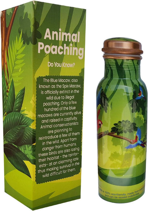 EcoBottles – 100% Pure Copper Water Bottles | Easy-To-Use and Carry, Fancy Prints | Non-Insulated Bottles with Health Benefits and Emphasizing on ...
