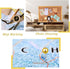 310 Pcs Gold Push Pins Set, Gold Thumb Tacks Decorative Push Pins for Cork Board with Push Pin Hook Pushpin Clip 5 Style Gold Office Accessories f...