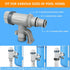 Plunger Valve with Holder for Intex above Ground Pool Hose - Replacement Parts Compatible with Pool Filter Pump (1 Pack)...
