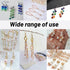 800 Pieces Jewelry Making Pins Including 400 Pcs Eye Pins and 400 Pcs Flat Head Pins, 2 Inch Metal Straight Pins for DIY Craft Earring Bracelet Ne...