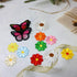 Honbay 16PCS Cute Delicate Butterfly Daisy Flower Appliques Decorative Patches Embroidered DIY Sew on/Iron on Patches for Shirts, Coats, Jackets, ...