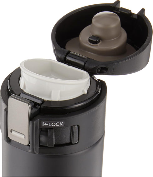 Zojirushi 0.36-Liter Stainless Steel Travel Mug, 12-Ounce, Black...