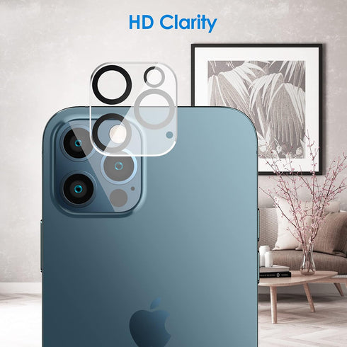 JETech Screen Protector for iPhone 12 Pro 6.1-Inch with Camera Lens Protector, Tempered Glass Film, 2-Pack Each......