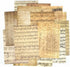 150pcs Scrapbooking Paper,Old Book Page Music Notes Background Material Paper for DIY Decoupage Junk Journal Scrapbooks Supplies...