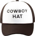 Cowboy Trucker Hat - Cowboy Trucker Hat for Men, Brown Cowboy Baseball Cap...