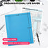 Alphabetical File Organizer - File Sorter - A-Z Accordion File Organizer - A-Z File Organizer - Alphabetical File Dividers - Filing Organizer - (2...