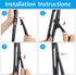 12 Inch rear windshield wipers Replacement for Mazda 3 Hatchback/Mazda 5/Mazda 6 2004-2018 OE:68197111AA 8524248020...