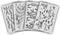 Redleg Camo® 912/4 4 Piece 14"x11" Multicamo Tiger Digital OCP hex Camouflage Stencil kit...