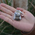 RareLove Cute Vintage Owl Santa Hat Ring Bell Two Tone Christmas Pins and Brooches Rose Gold Silver Plated Alloy Holiday Animal Jewelry For Women ...