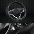 GIANT PANDA Steering Wheel Cover for Acura RDX and MDX, Car Steering Wheel Cover for Acura TLX and TL - Black...
