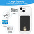 SHANSHUI Phone Card Holder, Silicone Ultra Slim Phone Wallet Stick on Credit Card Holder for Cell Phone Compatible for iPhone, Android & Most Smar...