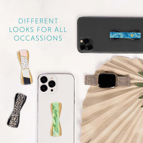 LOVEHANDLE Phone Grip for Most Smartphones and Mini Tablets, Tortiseshell...