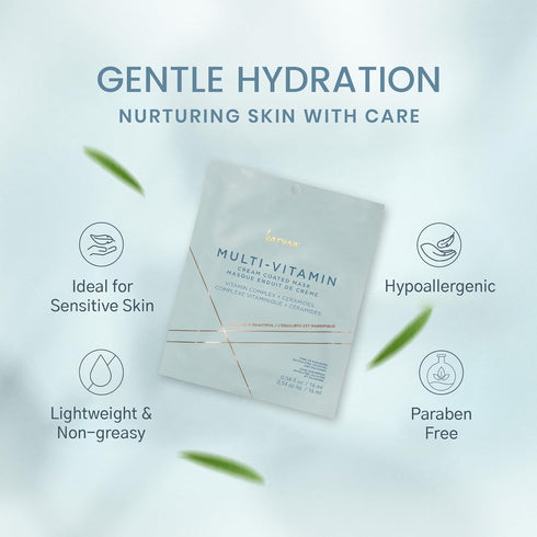 Karuna - MULTI-VITAMIN Face Masks Skincare Must-Have, Cream-Coated Vitamin-Rich Facial Masks, 1 Collagen Mask Pack...