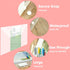 18 Pack Plastic Envelopes Plastic Folders with Snap Closure, A4 Size Clear File Envelopes with Label Documents Folders Organizers for Home Work Of...
